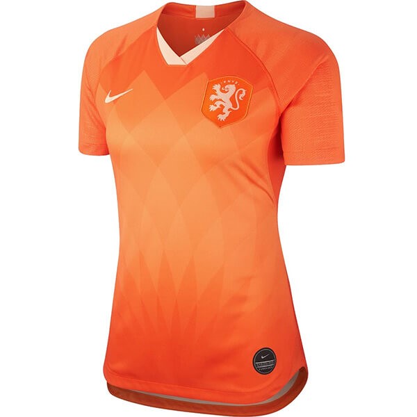 Camiseta Países Bajos 1ª Mujer 2019 Naranja